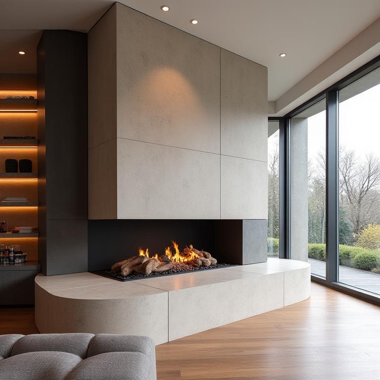 Custom fireplace design para sa modern Filipino homes